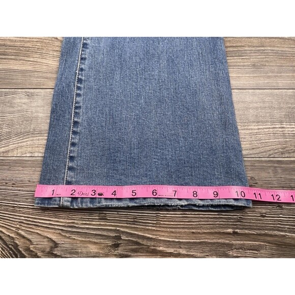Peace Love World Womens 16~38x32 Flare Leg Denim Blue jeans Boho Hippie Festival - Picture 12 of 14